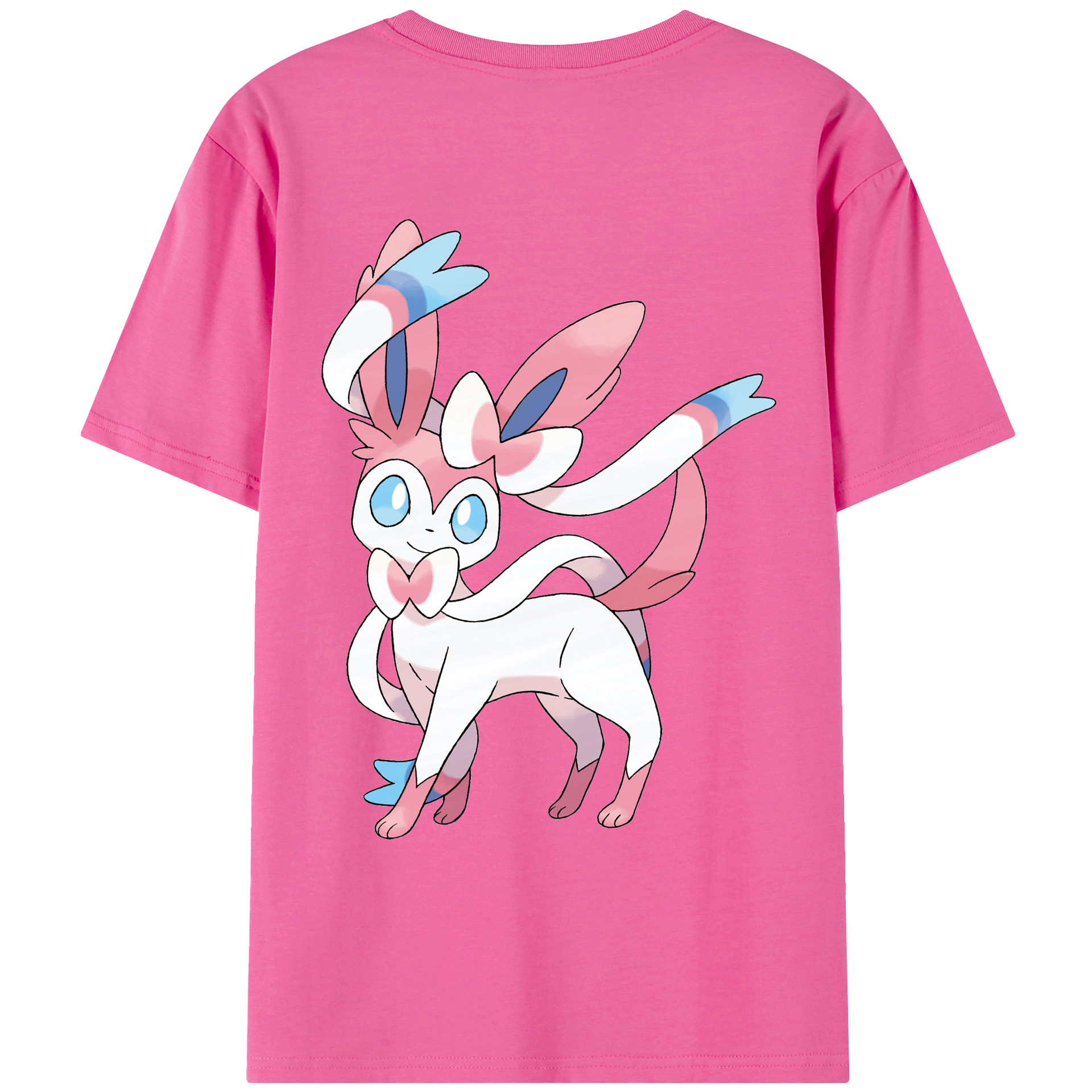 （画像用） ポケットモンスター Pokémon レディース半袖Tシャツ(バックプリント)